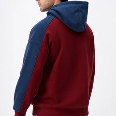 Men’s FC Barcelona Oversized Hoodie back View by waysho