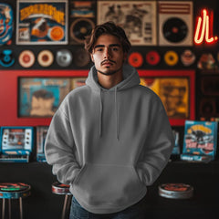 Grey Oversized Hoodie