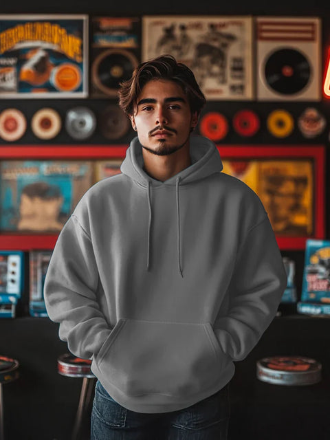 Grey Oversized Hoodie