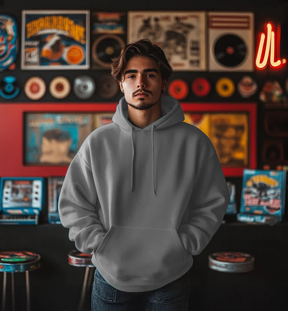 Grey Oversized Hoodie