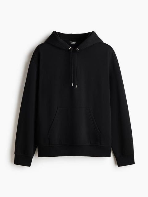 Men Black Oversized Hoodie