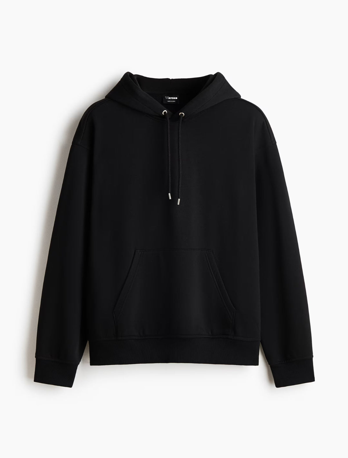 Men Black Oversized Hoodie