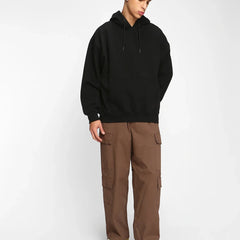 Men Black Oversized Hoodie