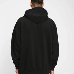 Men Black Oversized Hoodie