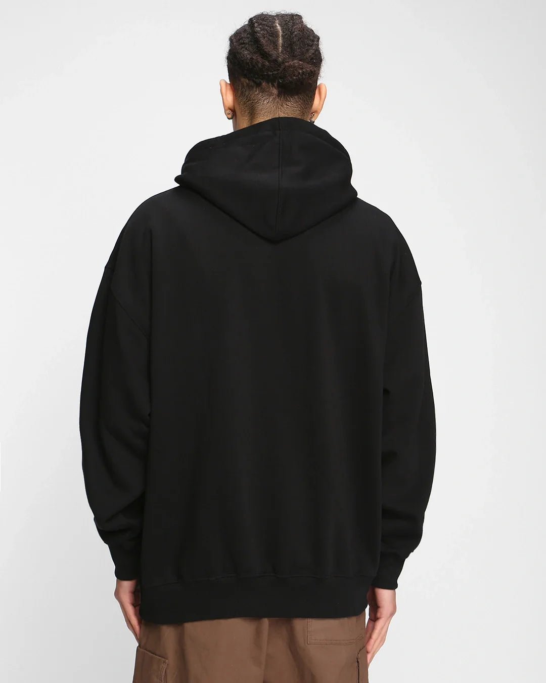 Men Black Oversized Hoodie