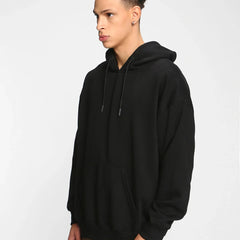 Men Black Oversized Hoodie