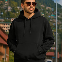 Men Black Oversized Hoodie