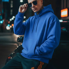 Blue Oversized Hoodie