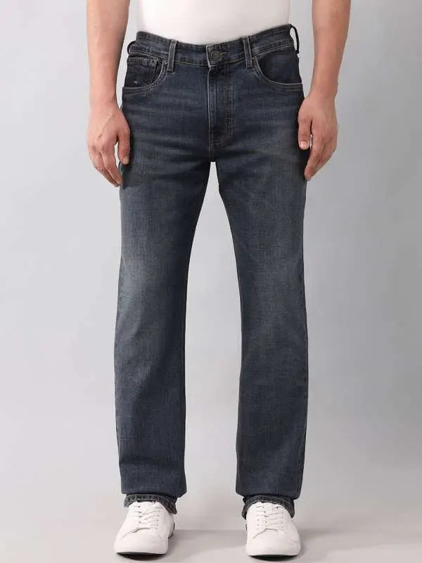 Mid Rise Straight Fit