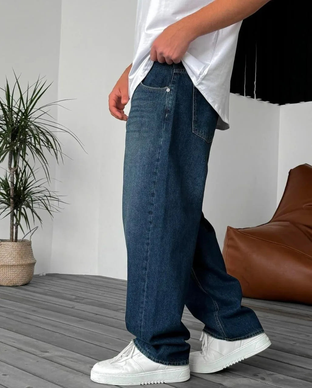 Baggy Washed Jeans