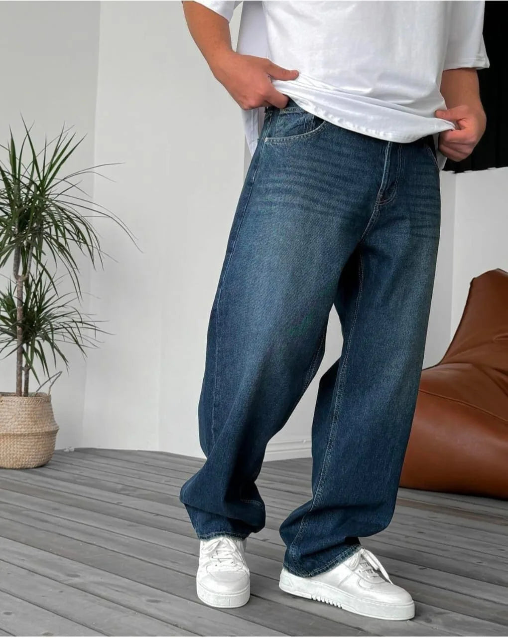 Baggy Washed Jeans