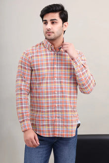 Multi Check Cotton Casual Shirt