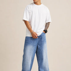 SHADED BLUE LOOSE BAGGY