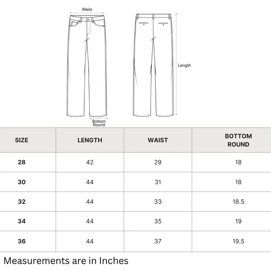 BEIGE LOOSE FIT BAGGY JEANS size guide