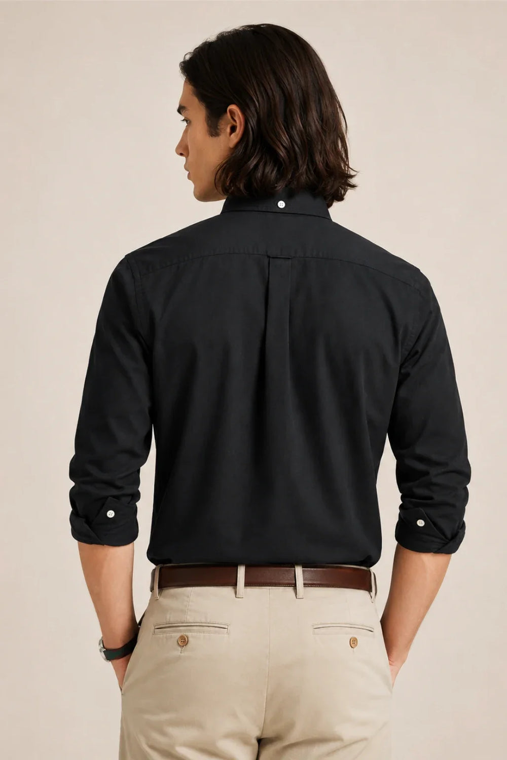 Black Oxford Cotton Shirt