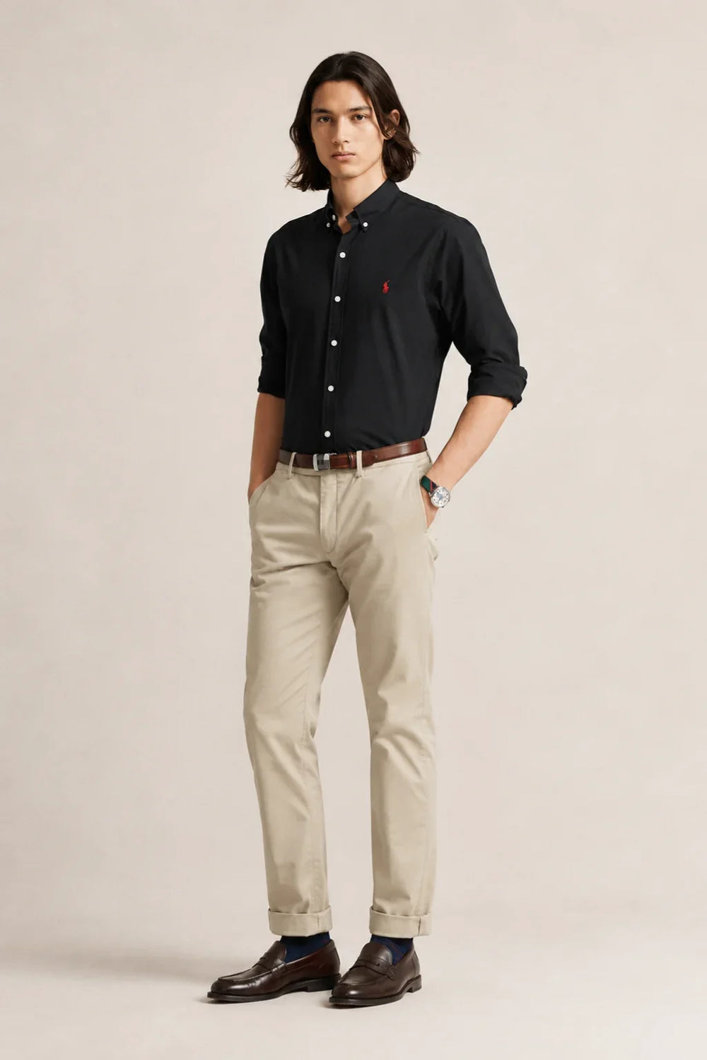 Black Oxford Cotton Shirt