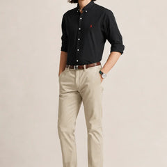 Black Oxford Cotton Shirt