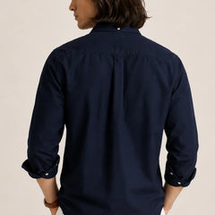 Navy Blue Cotton Casual Shirt