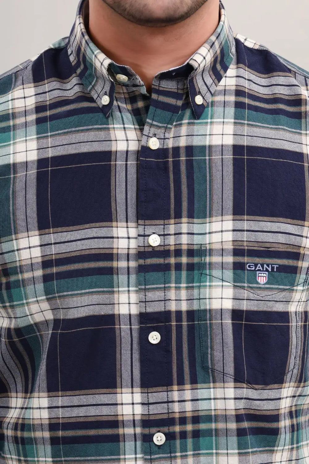 Check Cotton Casual Shirt