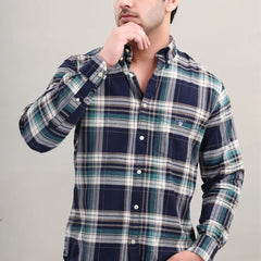 Check Cotton Casual Shirt