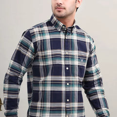 Check Cotton Casual Shirt