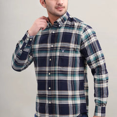 Check Cotton Casual Shirt