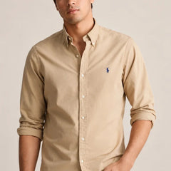 Premium Beige Cotton Shirt