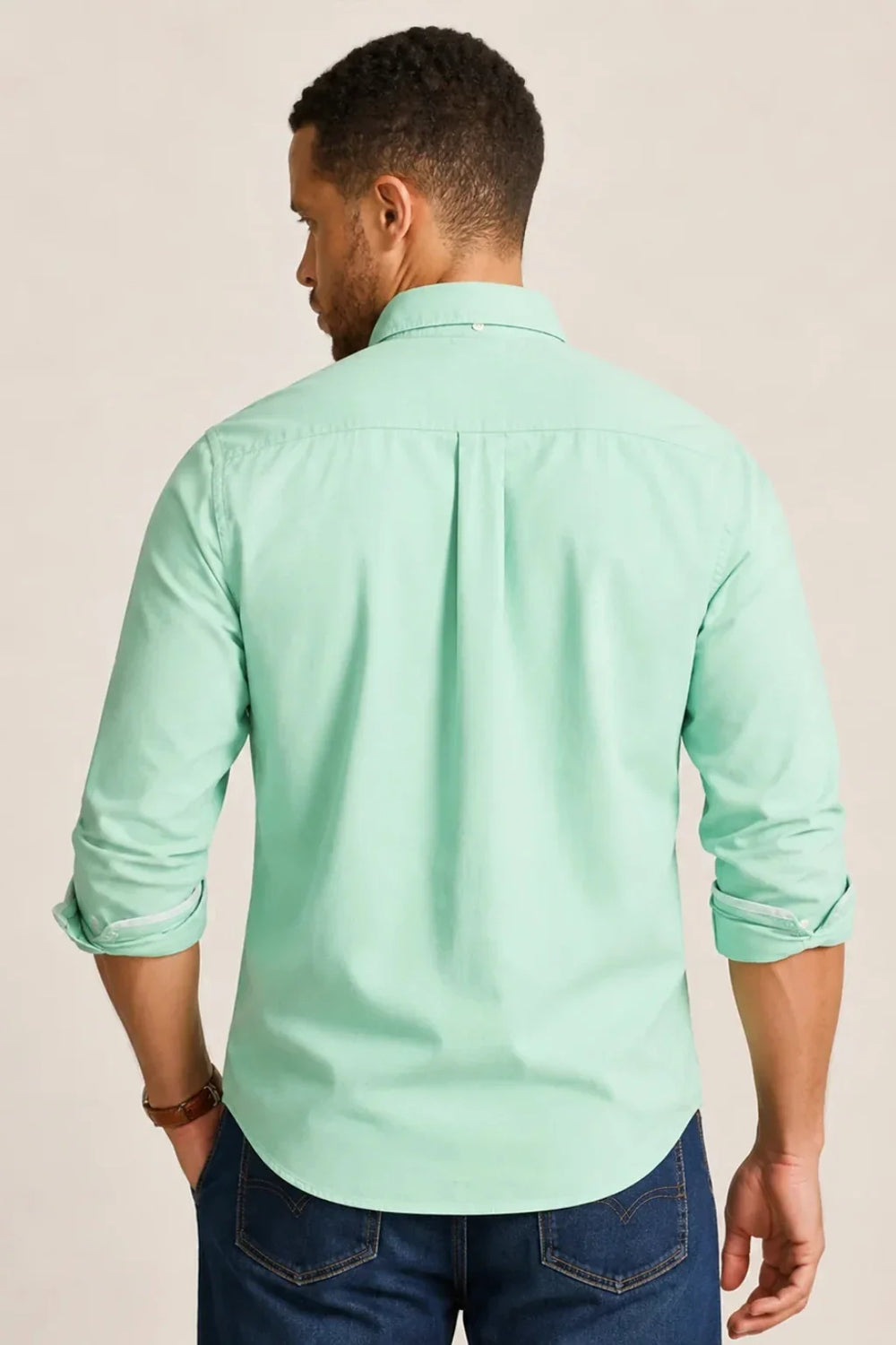 Mint Green Cotton Shirt