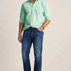 Mint Green Cotton Shirt