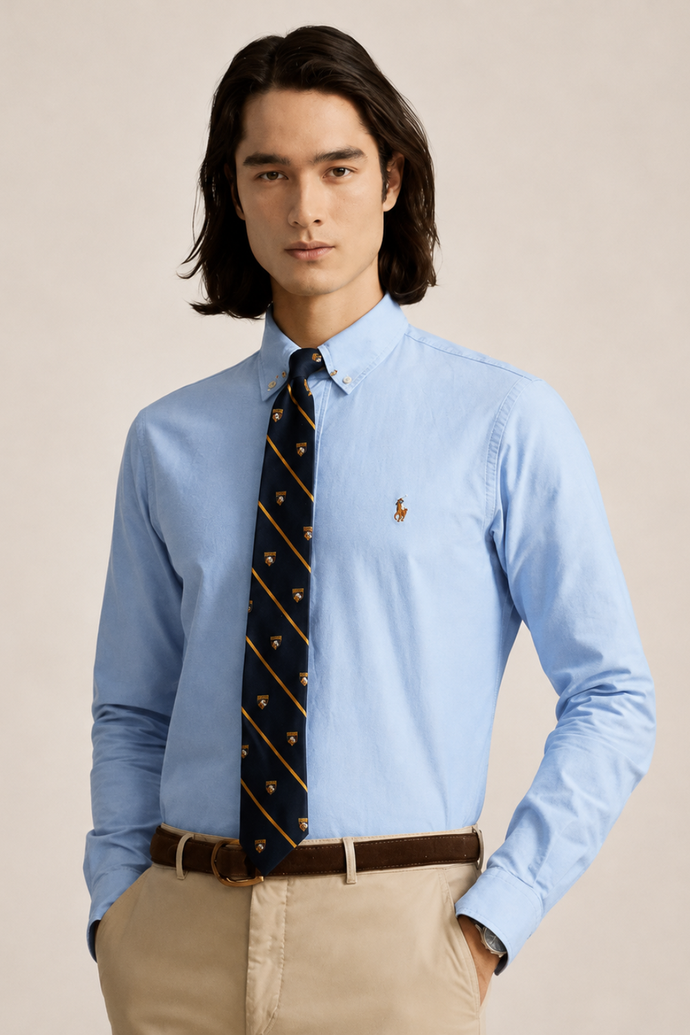Sky Blue Oxford Cotton