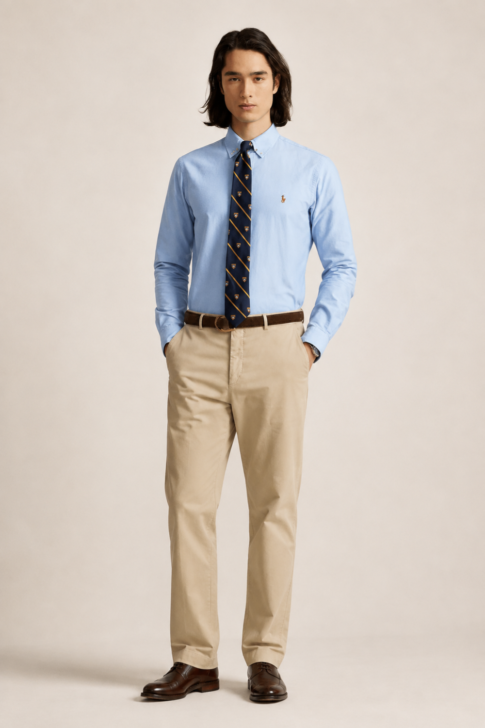 Sky Blue Oxford Cotton