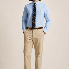 Sky Blue Oxford Cotton