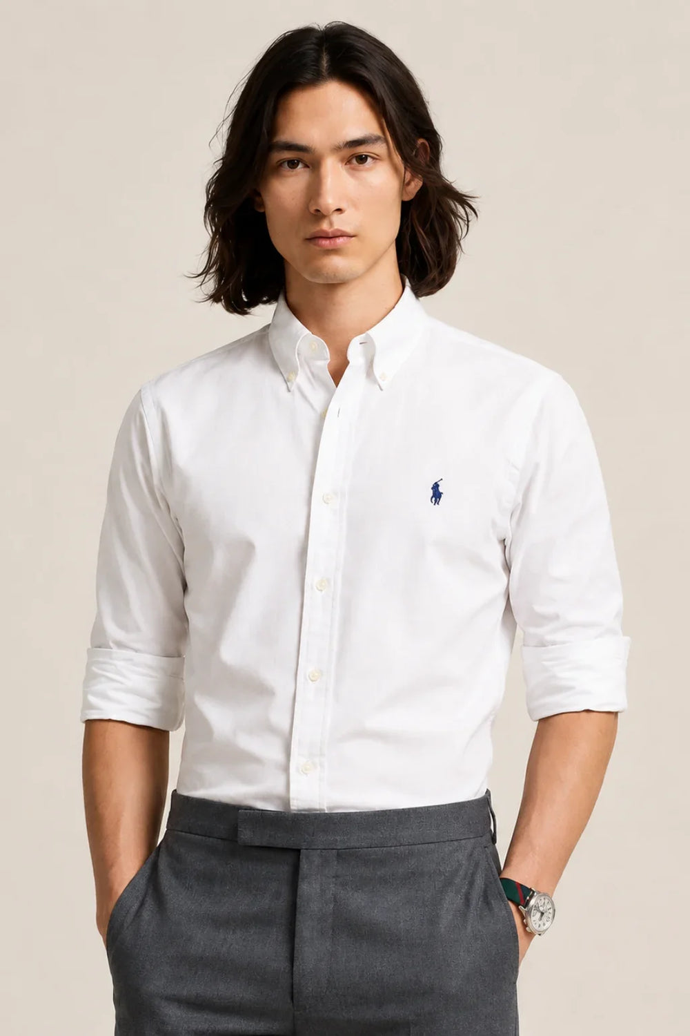 White Oxford Cotton Shirt