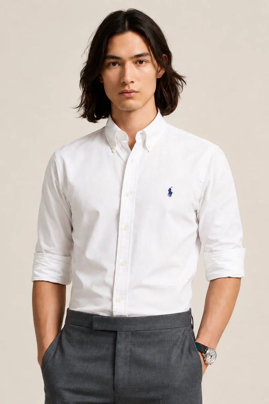 White Oxford Cotton Shirt