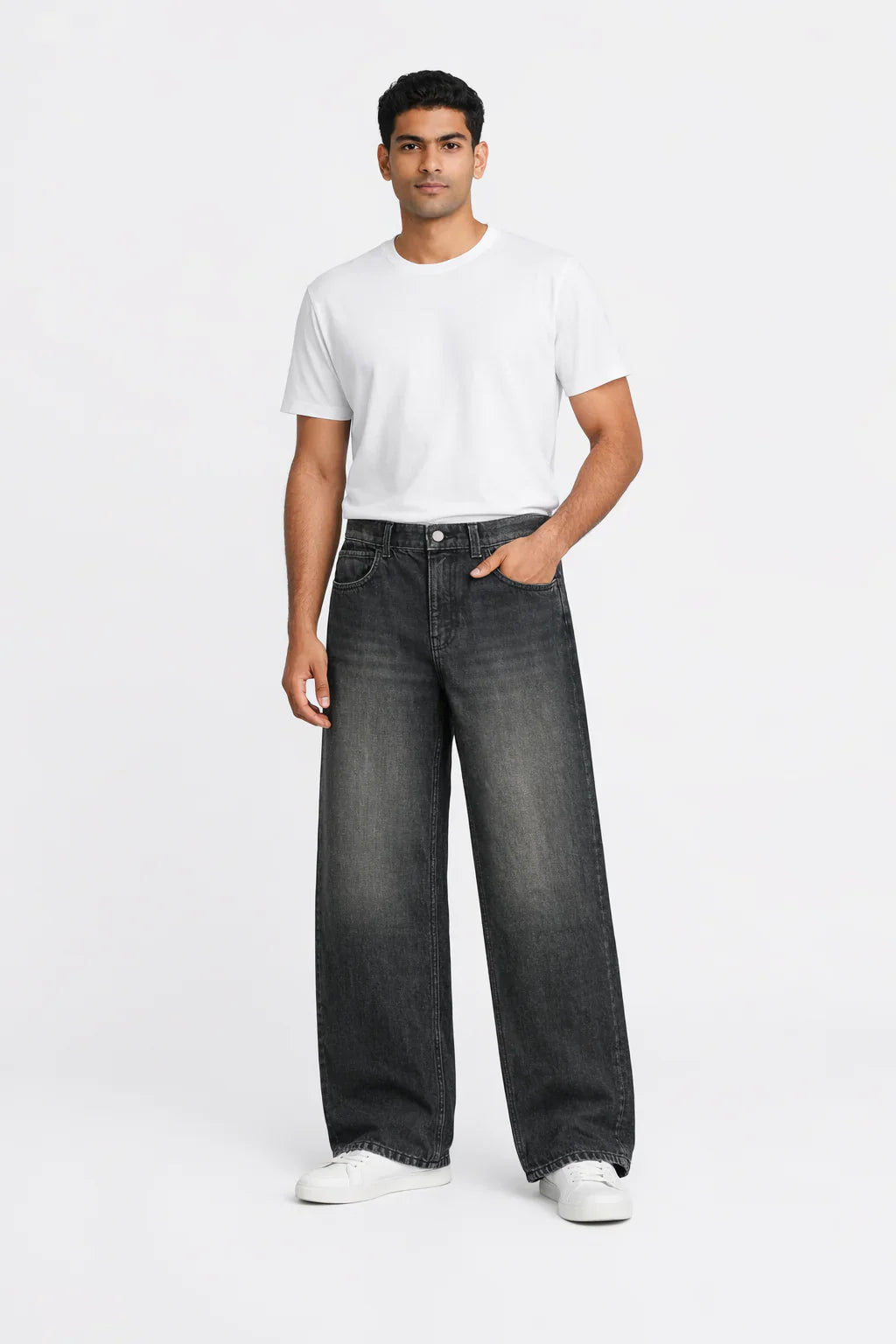 Baggy Fit Black Jeans