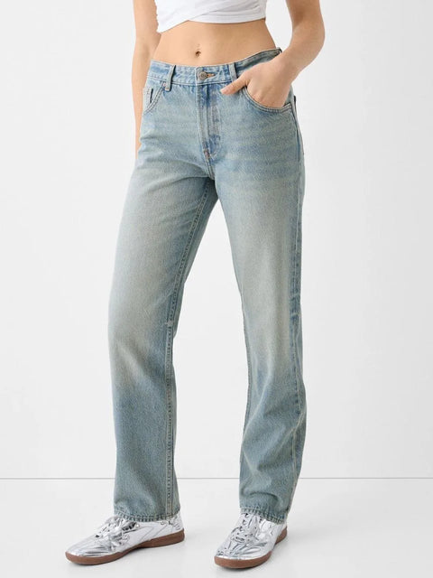 High Rise Straight jeans