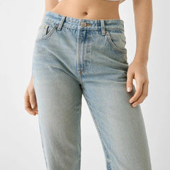 High Rise Straight jeans