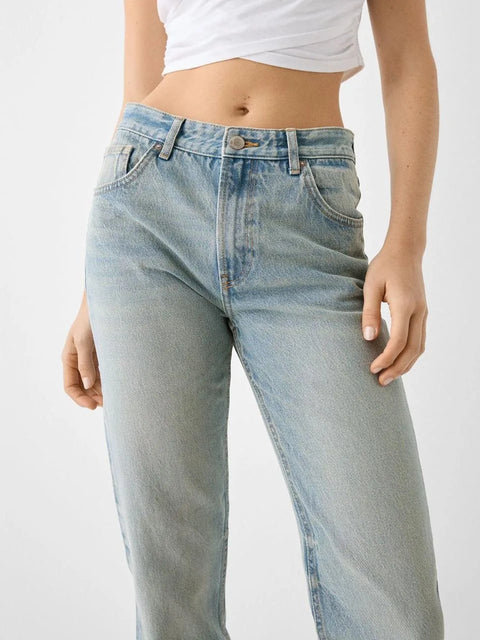 High Rise Straight jeans