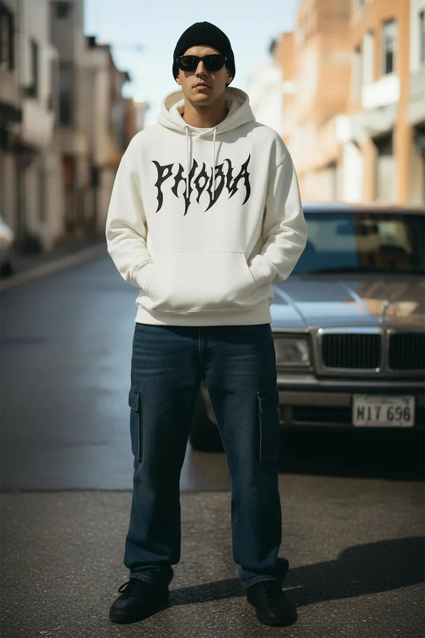 Phobia White Hoodie