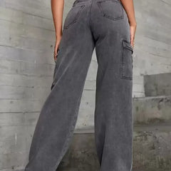 Leg Wide Baggy Jeans