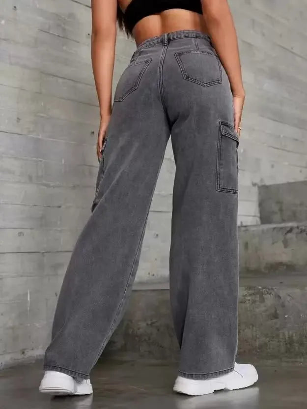 Leg Wide Baggy Jeans