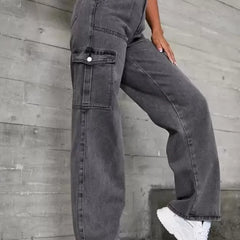 Leg Wide Baggy Jeans