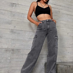Leg Wide Baggy Jeans