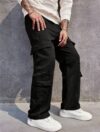 men's black cargo