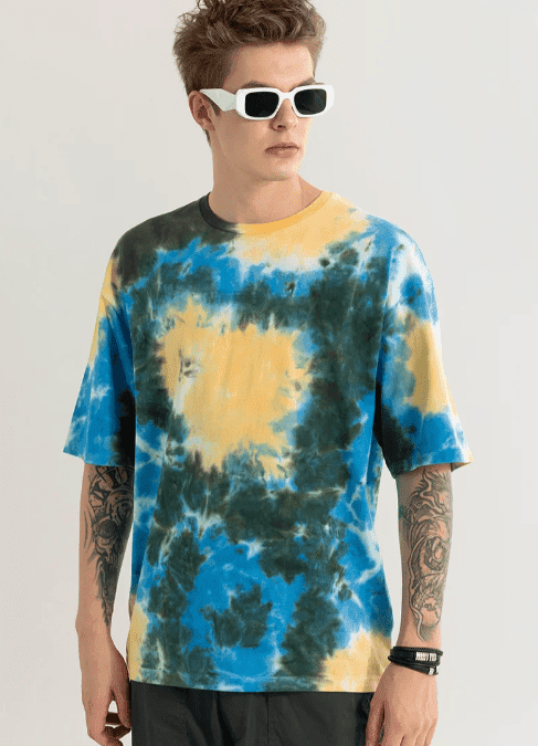 Awsome Tie Dye Cotton T-shirt