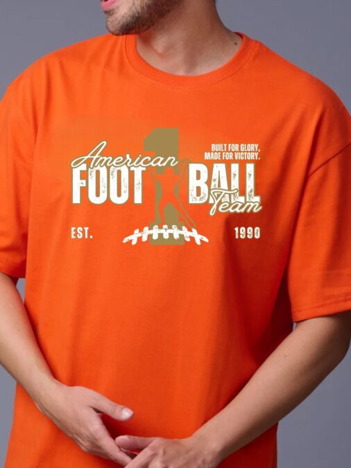 Oversized Football T-Shirt