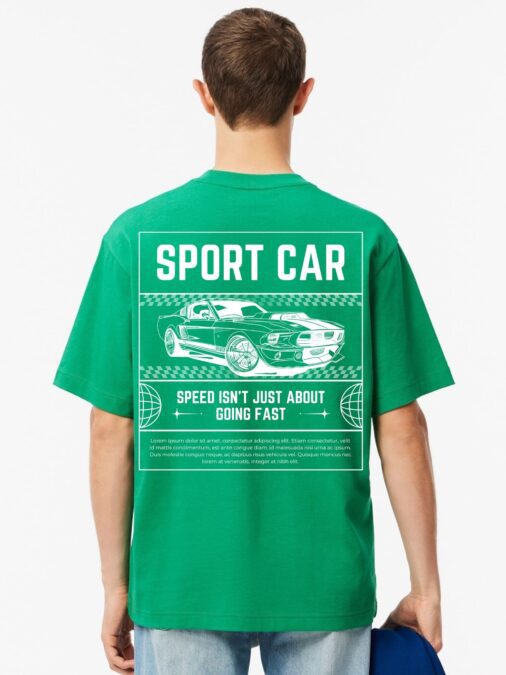 Sporty Car Oversized T-Shirt